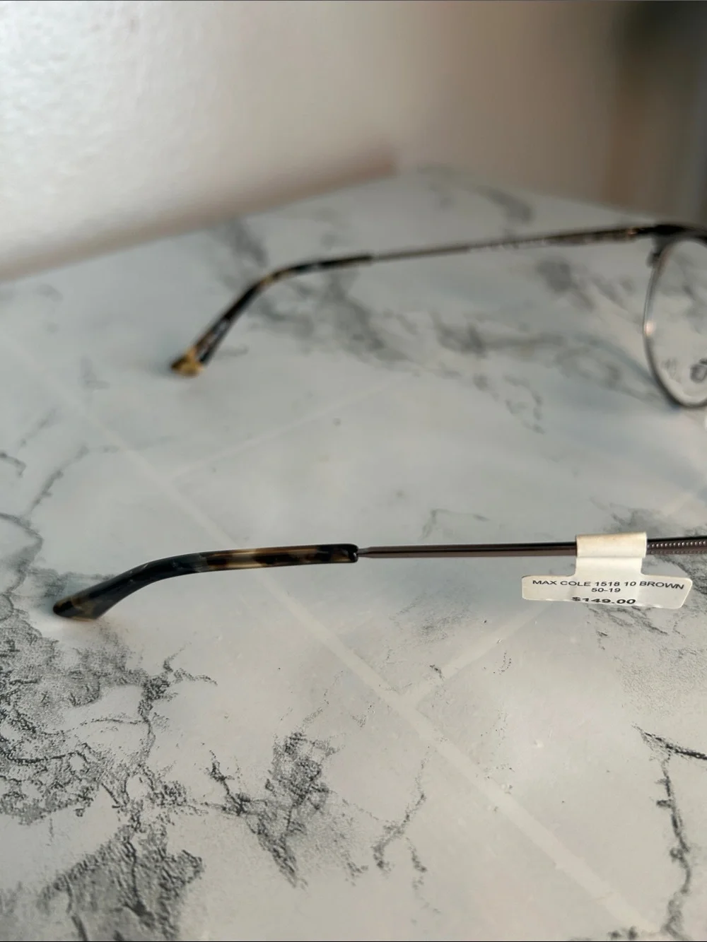 Max Cole MC 1518 Women’s Brown Cat-Eye Eyeglass Frames 50-19-145 NWT